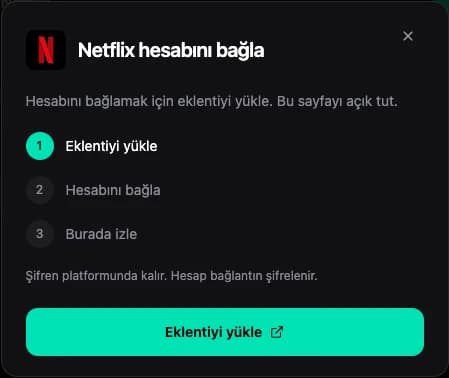 Platform hesabınızı bağlayın