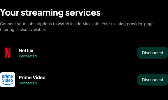 Connect your streaming account